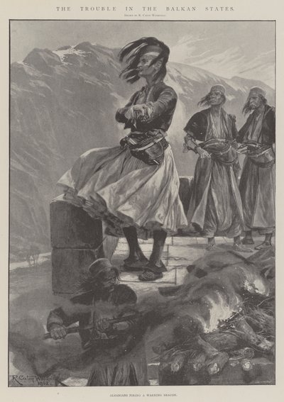 Les troubles dans les Balkans - Richard Caton Woodville junior
